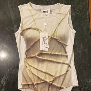 BRAND NEW MM6 Margiela Bodysuit, size M